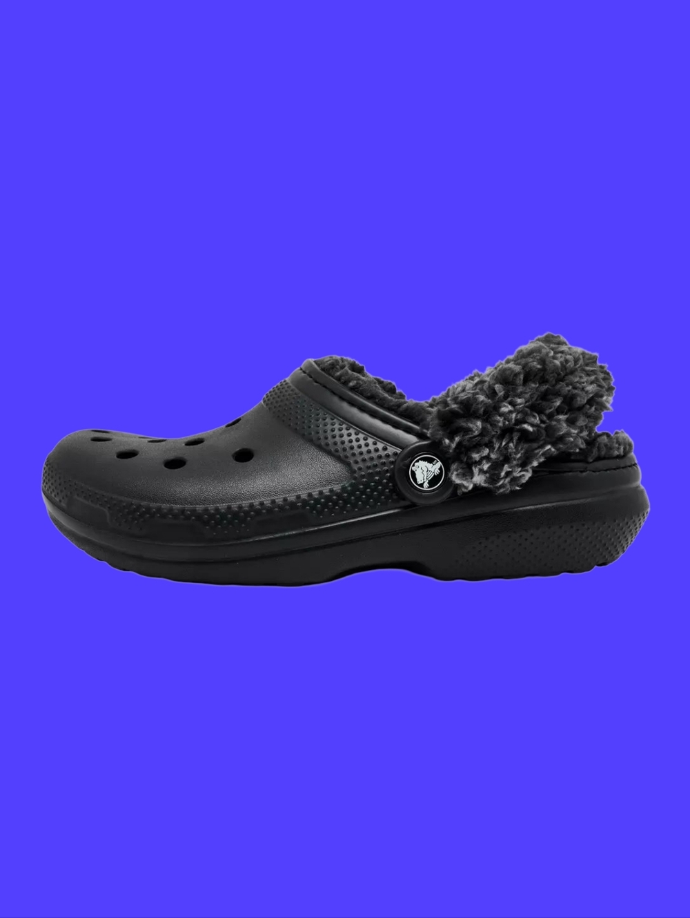 CROCS Women's New Classic Fleece Lined Clog Size 6 Black